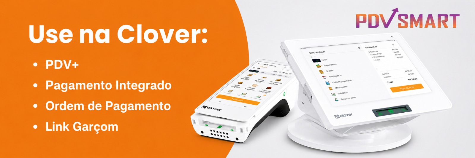PDV Smart na maquininha Clover