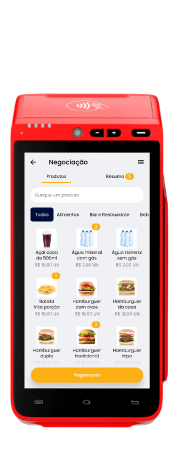 Maquininha Getnet compatível com PDV Mobi