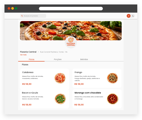 Menu Digital