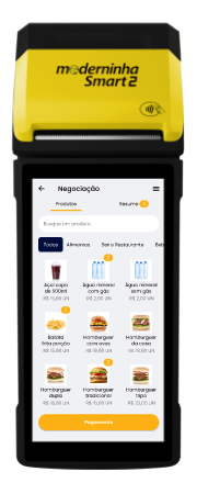 Maquininha PagBank compatível com PDV Mobi
